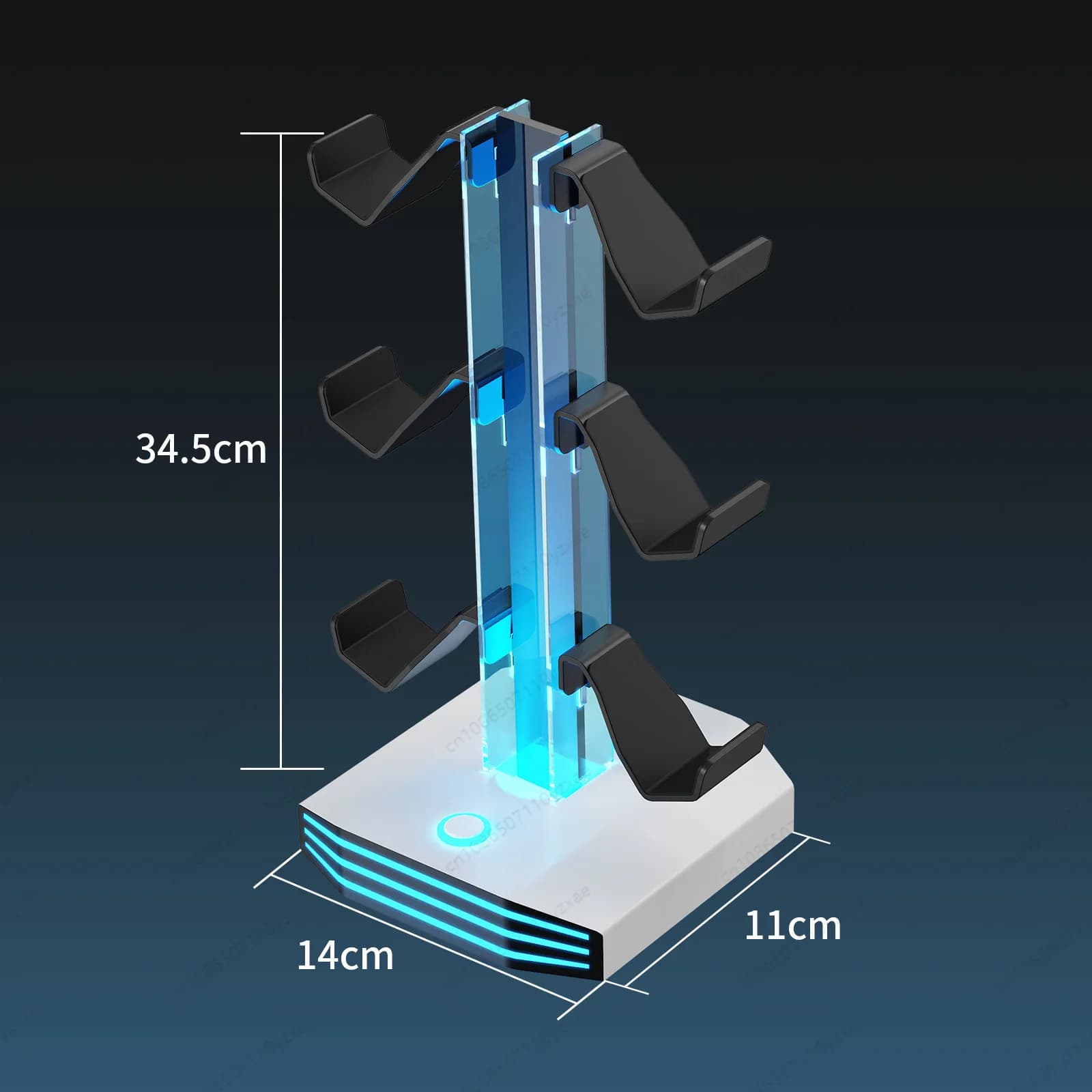 Universal Game Controller Headphone Stand Multi Gamepad Holder For PS5 Xbox Switch Gaming Desk Accessory