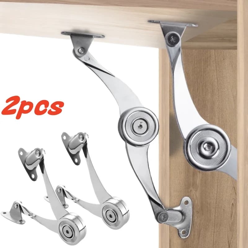 2 pezzi idraulici arresto casuale cerniere porta dell'armadio da cucina cerniera lucidante regolabile mobili sollevare patta soggiorno supporto hardware