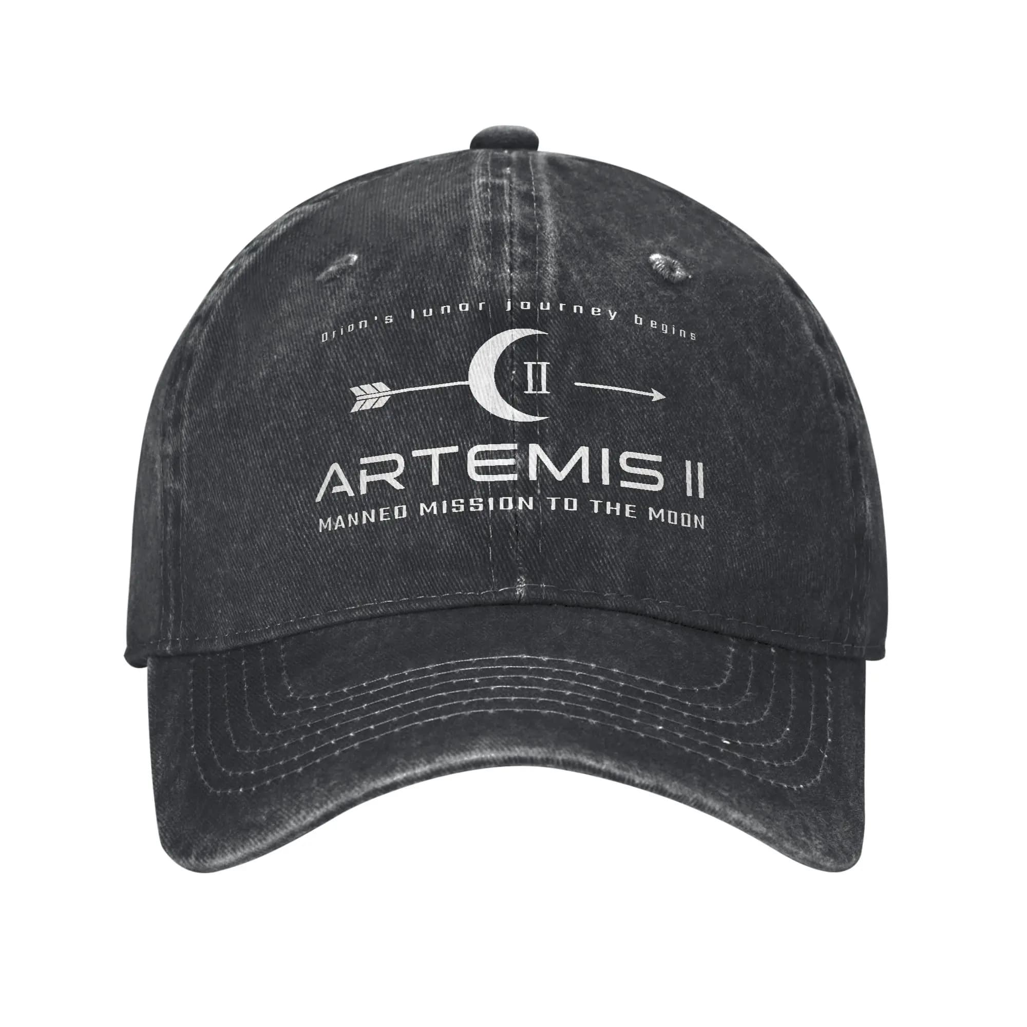Artemis II Mission To The Moon 2026 Artemis 2 Printed Cap for Men Women Cotton Trucker Hat Daily Headwear Baseball Cap