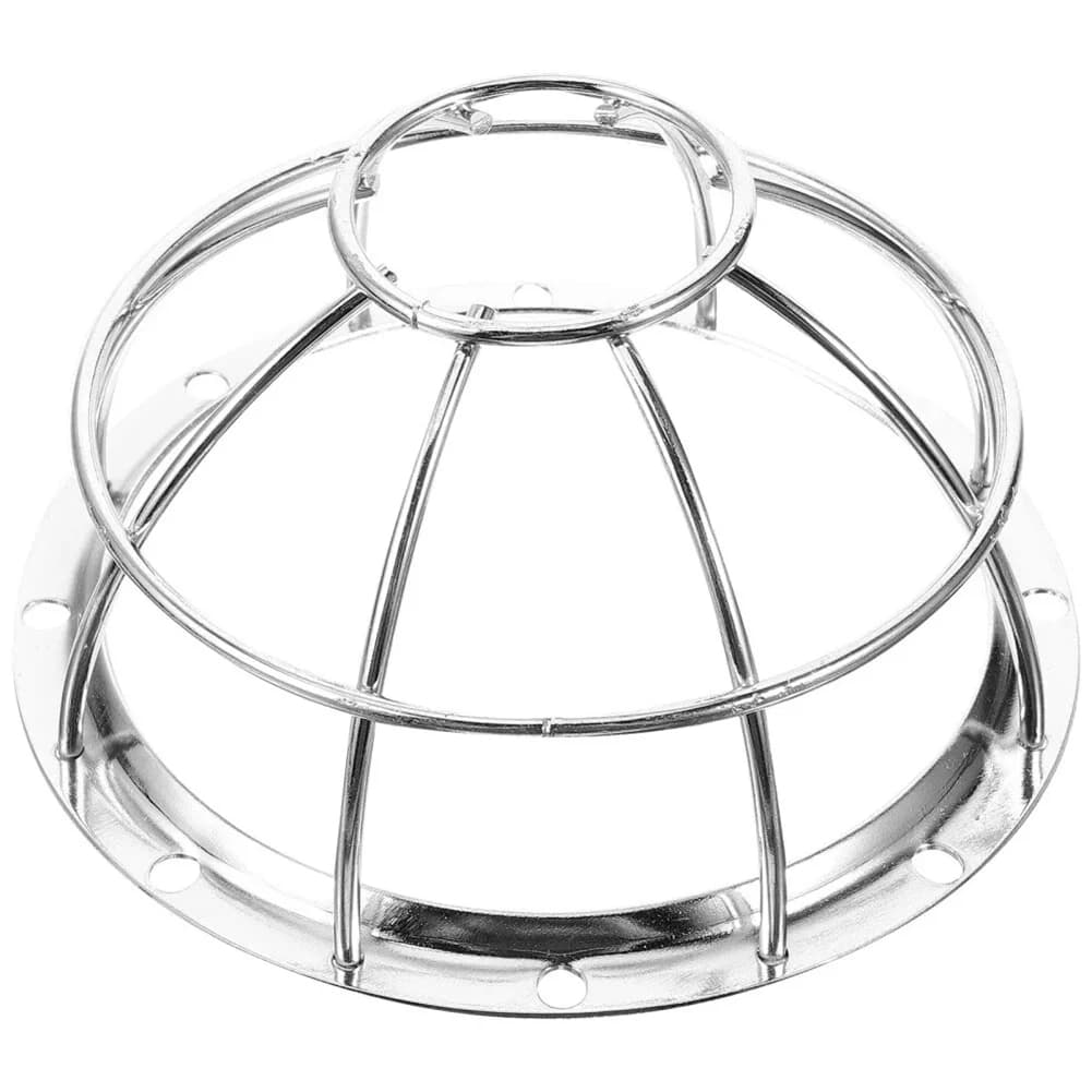 Copertura protettiva per rilevatore di fumo Coperture antincendio Copertura in rete metallica Griglia protettiva a LED 13,2 * 6,5 cm Base regolabile 1PC