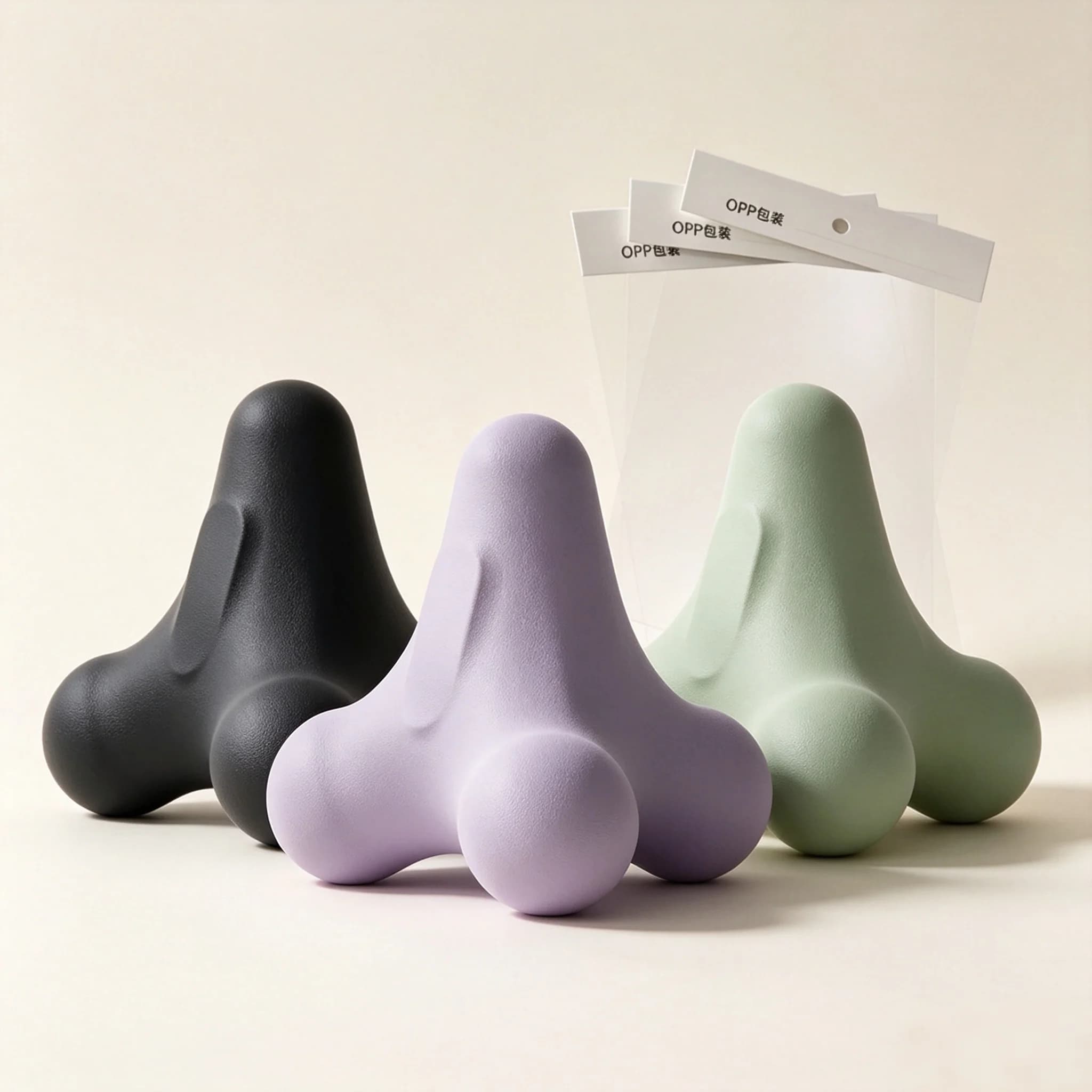 Four-point ball for Planting Massage, Spalle, Collo, Vita, Muscoli delle Mani, Exercise and Relaxation, Fitness Ball for Meridians
