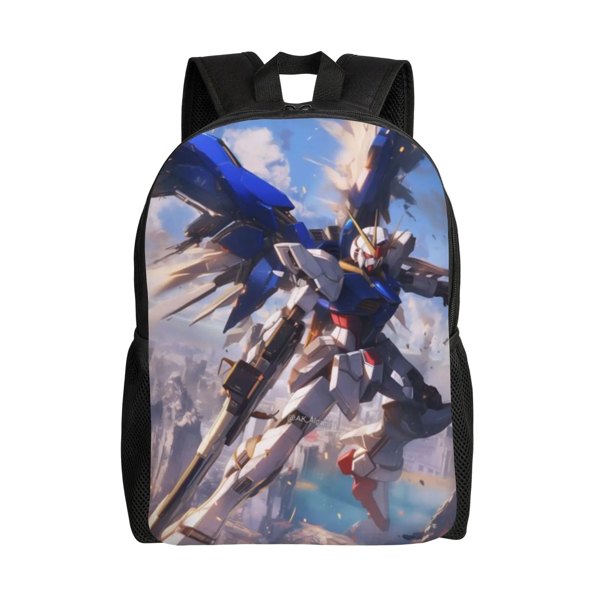 Back to school season Freedom (5) Knapsack Gundam Teenager Super Quality Backpack