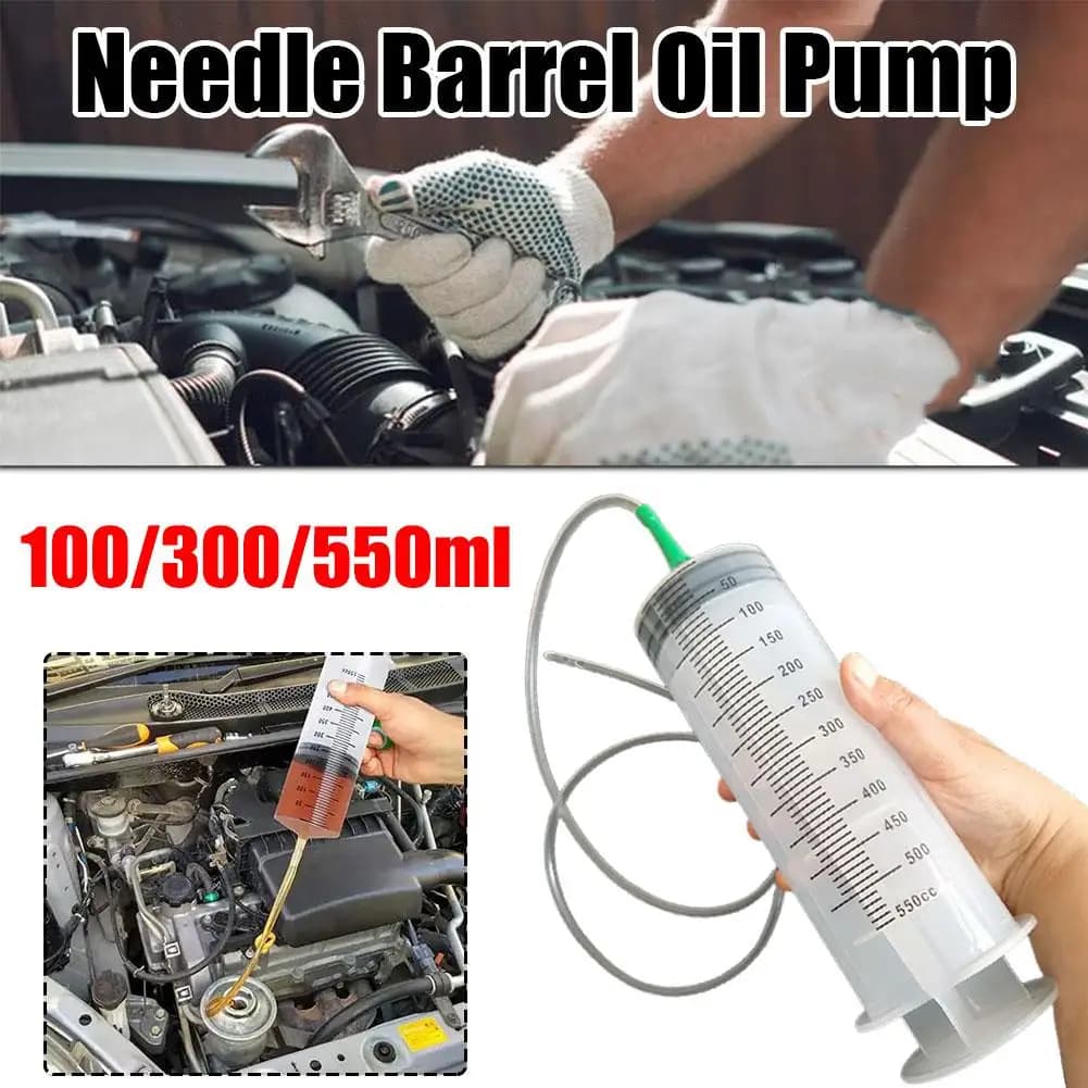 100/300/550ml Ago Barile Pompa Olio Auto Olio Estrattore di Fluido Trasferimento di Carburante Pompa A Mano Dispenser Siringa A Vuoto Con Tubo Extra-lungo