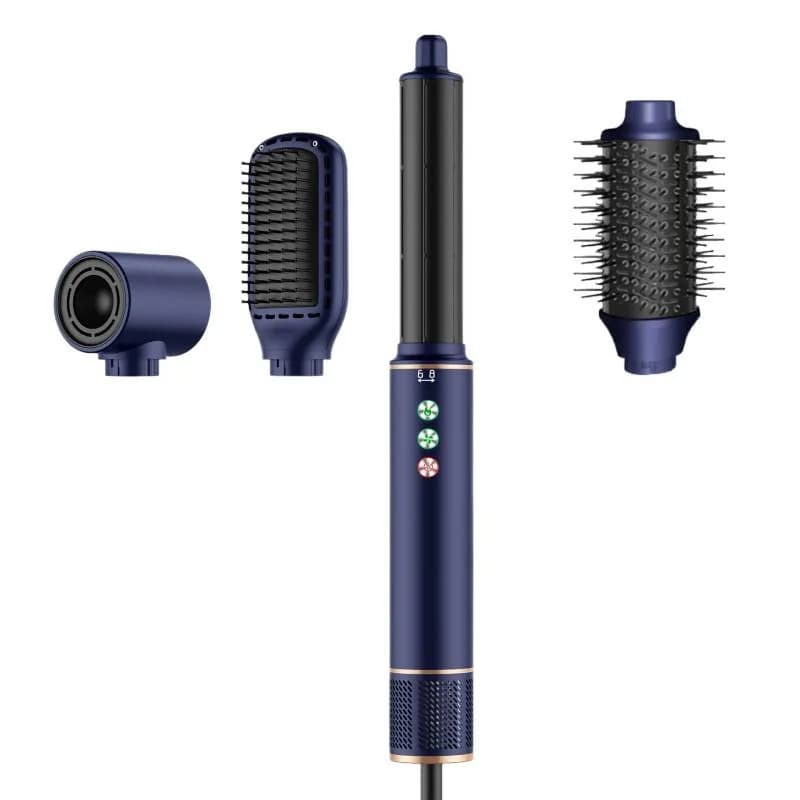 5 in 1 Hair dryer Set hot comb Iron curling professional Hairplate Stylus tool for styling Bigodino and heater brush to smooth