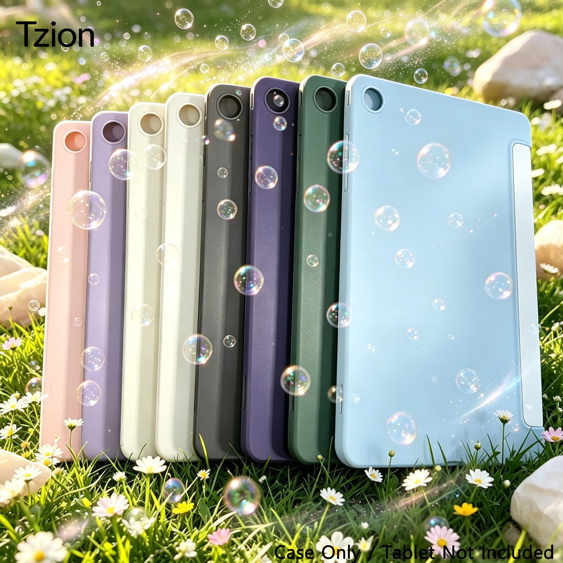 For Samsung Galaxy Tab A7 A8 A9 A11 S6 S7 S8 S9 S10 FE + Lite Plus 8.7 10.4 10.5 10.9 11 Magnetic Flip Smart Cover Tablet Case