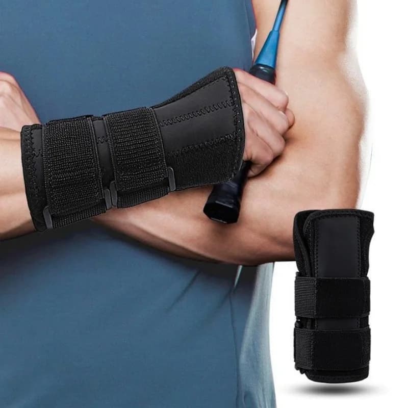 98- Polsino per la fissaggio dell'articolazione del polso con doppia pinza a pressione, elastico e traspirante, protezione del polso in velcro