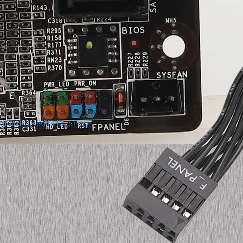 5asd Custodia per PC Cavo controllo alimentazione desktop F-PANEL Femmina a 2 pin maschio Scheda madre PC Switcher Splitter
