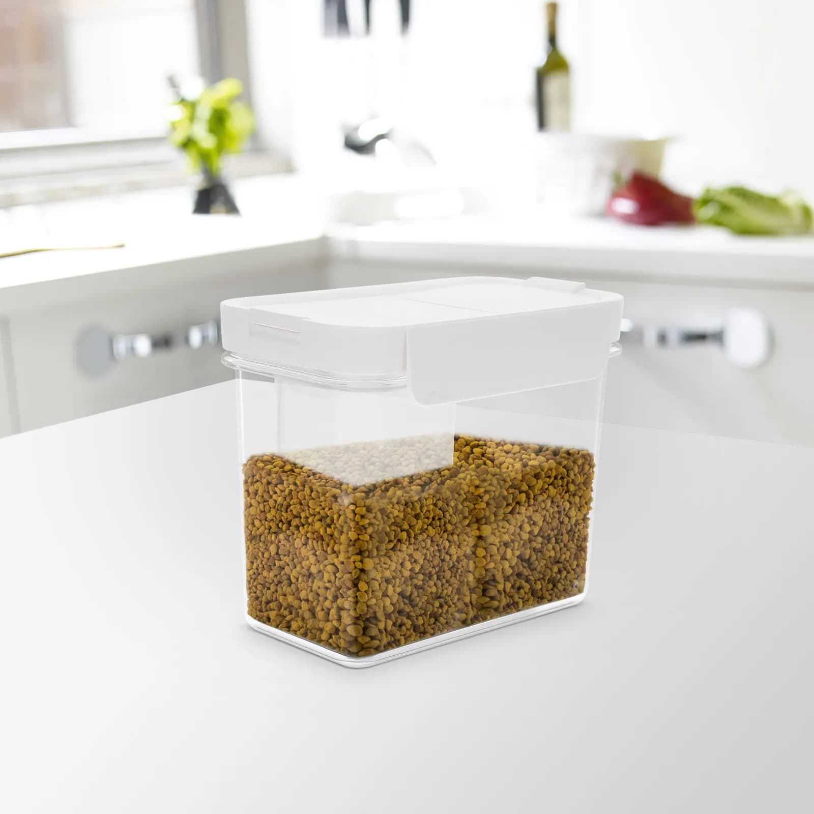 Set di Contenitori Ermetici per Alimenti, Organizzazione Dispensa, per Prodotti Secchi, Spezie, Noci, Cereali, Contenitori Sigillati per Cucina