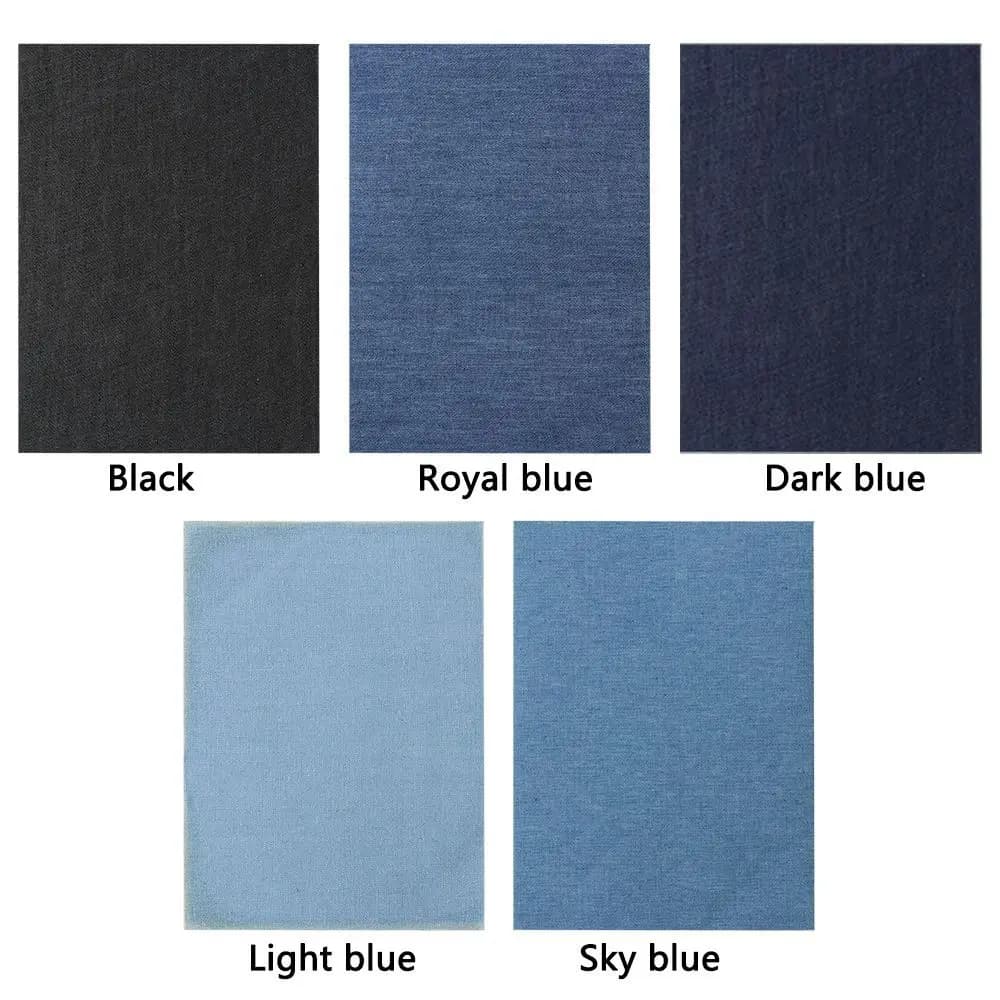 Patch di Jeans Patch di riparazione di Jeans Denim Iron On Patch adesivi per vestiti accessori per cucire decorazione per fori di abbigliamento artigianato fai da te