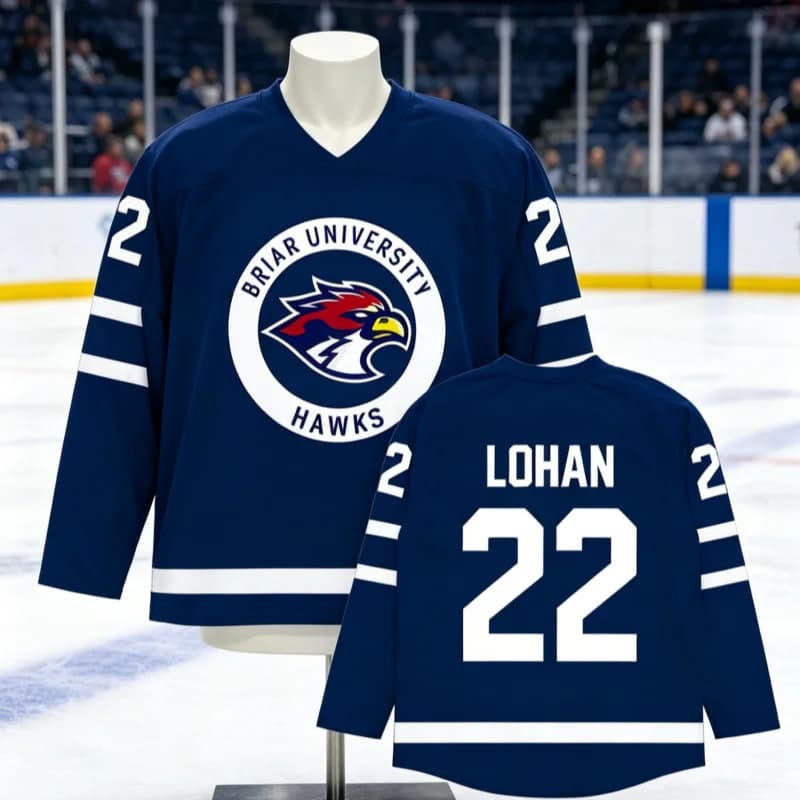 Maglia da Hockey Cosplay Off Campus Briar University, Design T-shirt con Stampa 3D, Graham 44, 22 DI LAURENTIS, 66 Tucker46, Merchandising per Uomo
