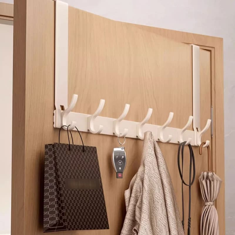 Hooks for clothes hangers on the door Hooks wall coat hangers for door without punching Clothes rack Hook for door holders for home