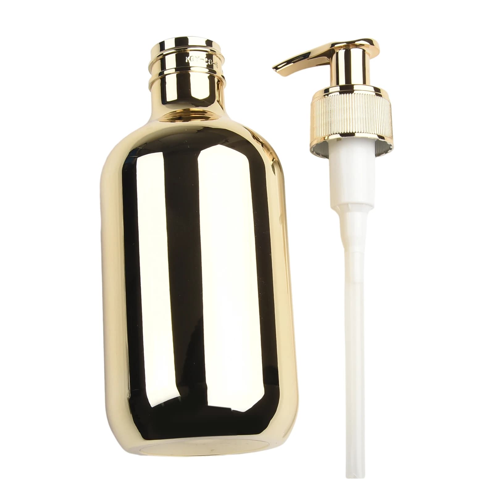 Per il bagno Bottiglia di sapone rotonda Dispenser di sapone per le mani Dispenser di sapone per piatti ad apertura rapida Dispenser di sapone per le mani
