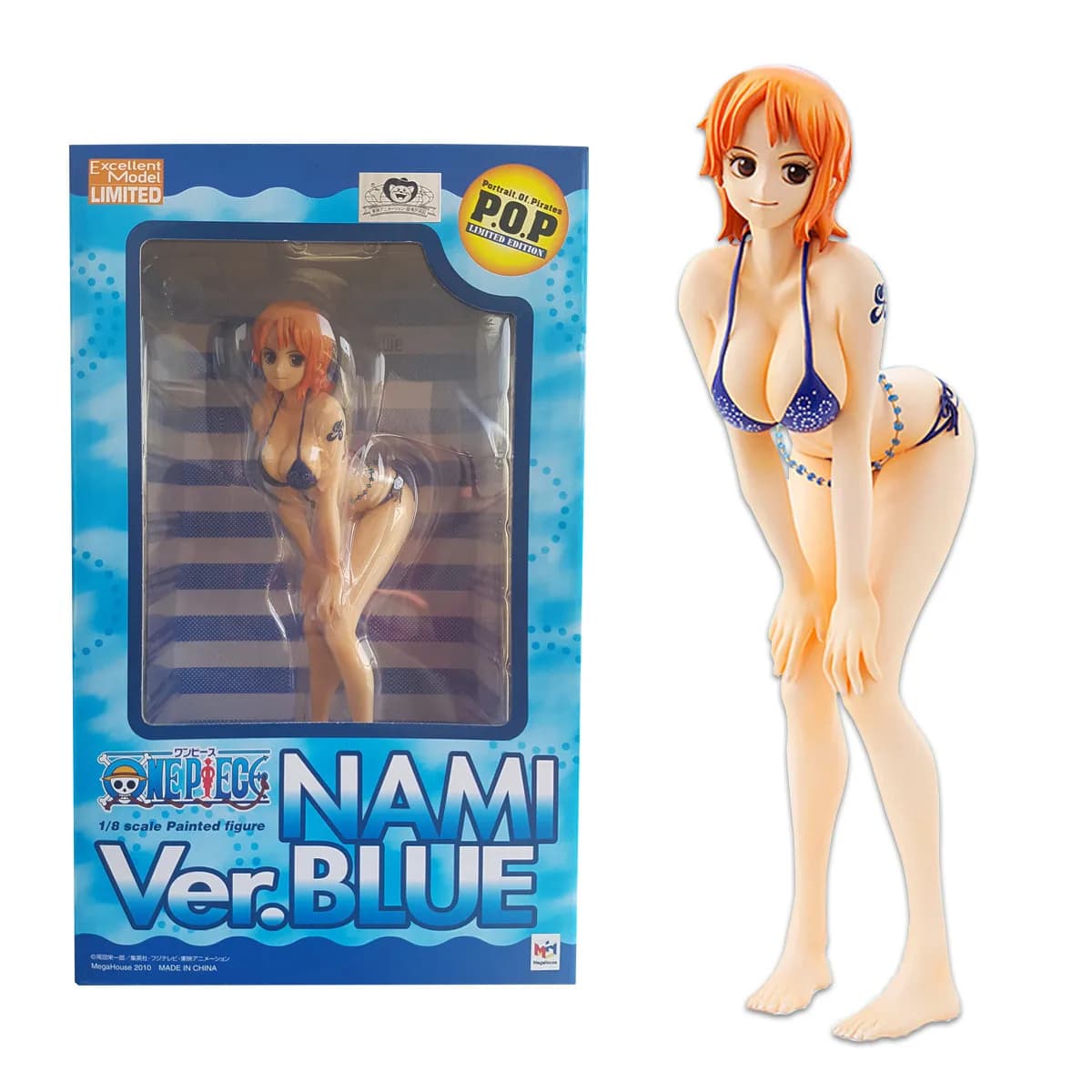 17CM Anime One Piece POP costume da bagno Nami Pink Model Toy Gift Collection Boxed rufy LIMITED EDITION-Z ritratto di pirati