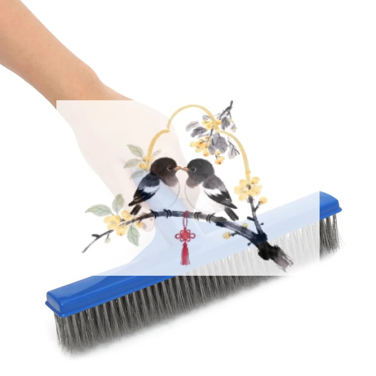 1Pcs Stainless Steel Bristle Heavy Duty 10 Inch Algae Brush For Swimming Pool Spa Fountain Cleaning Tool