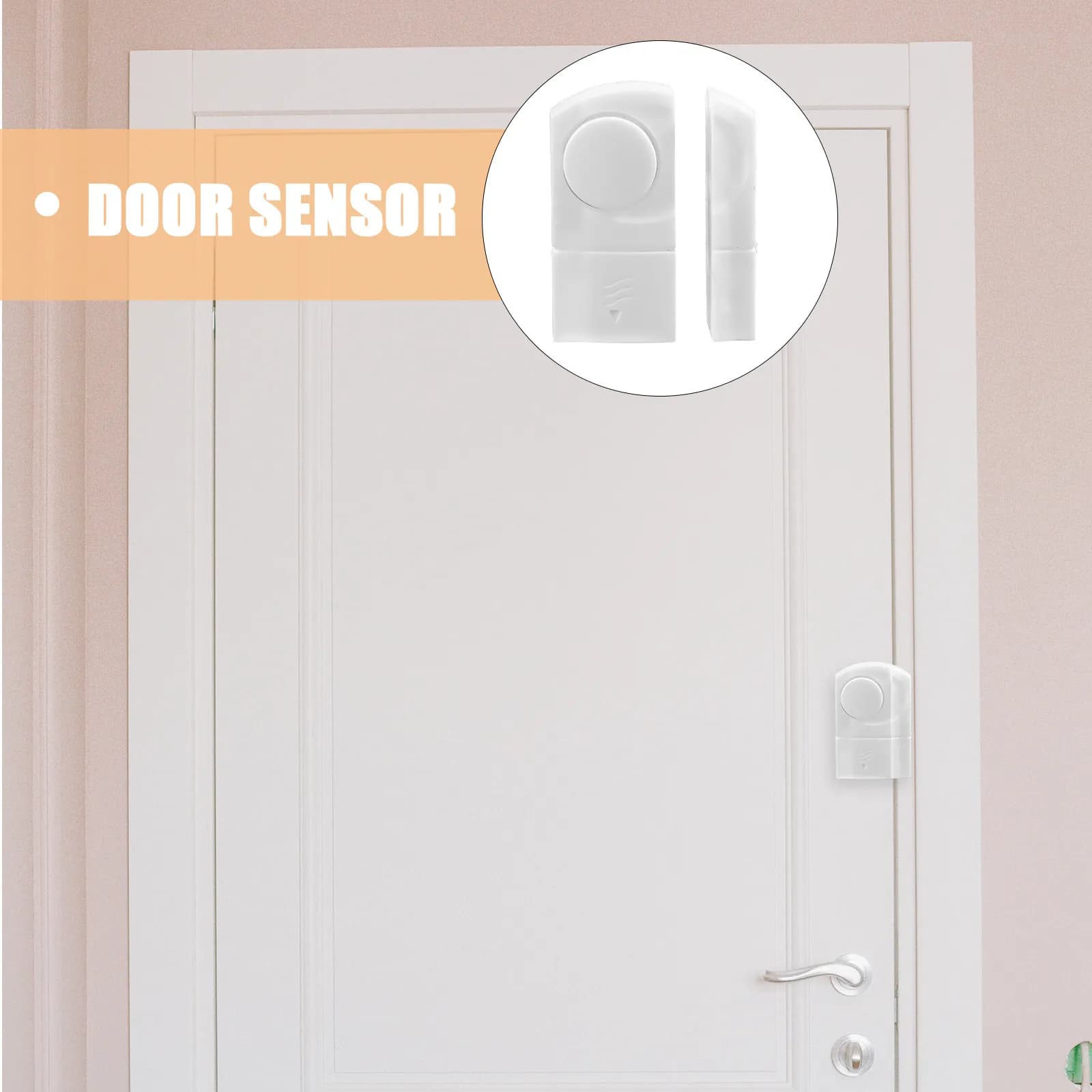 Set di 5 Sensori di Sicurezza per Porte con Allarme Sonoro ad Alta Frequenza, Campanello per Casa e Ufficio, Allarme Antifurto per Finestre