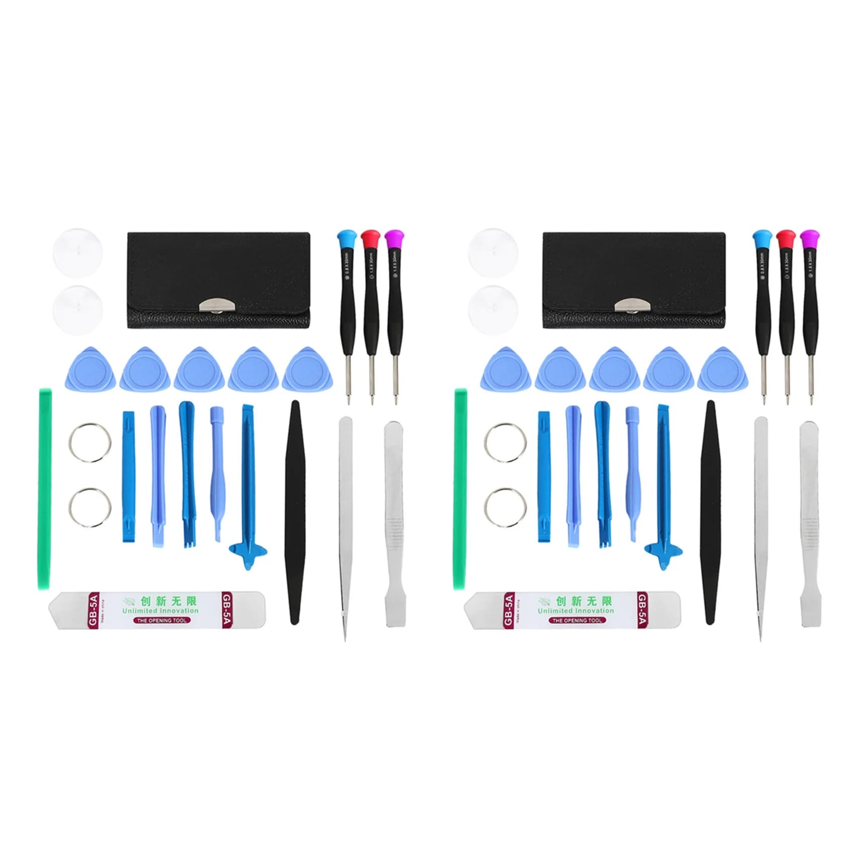 FULL-2X 45 In 1 Kit di strumenti di riparazione del telefono per Iphone 7/ 7Plus/6S/6/5S/5/4S 4 Ipad Xiaomi Tablet PC Set di piccoli utensili manuali
