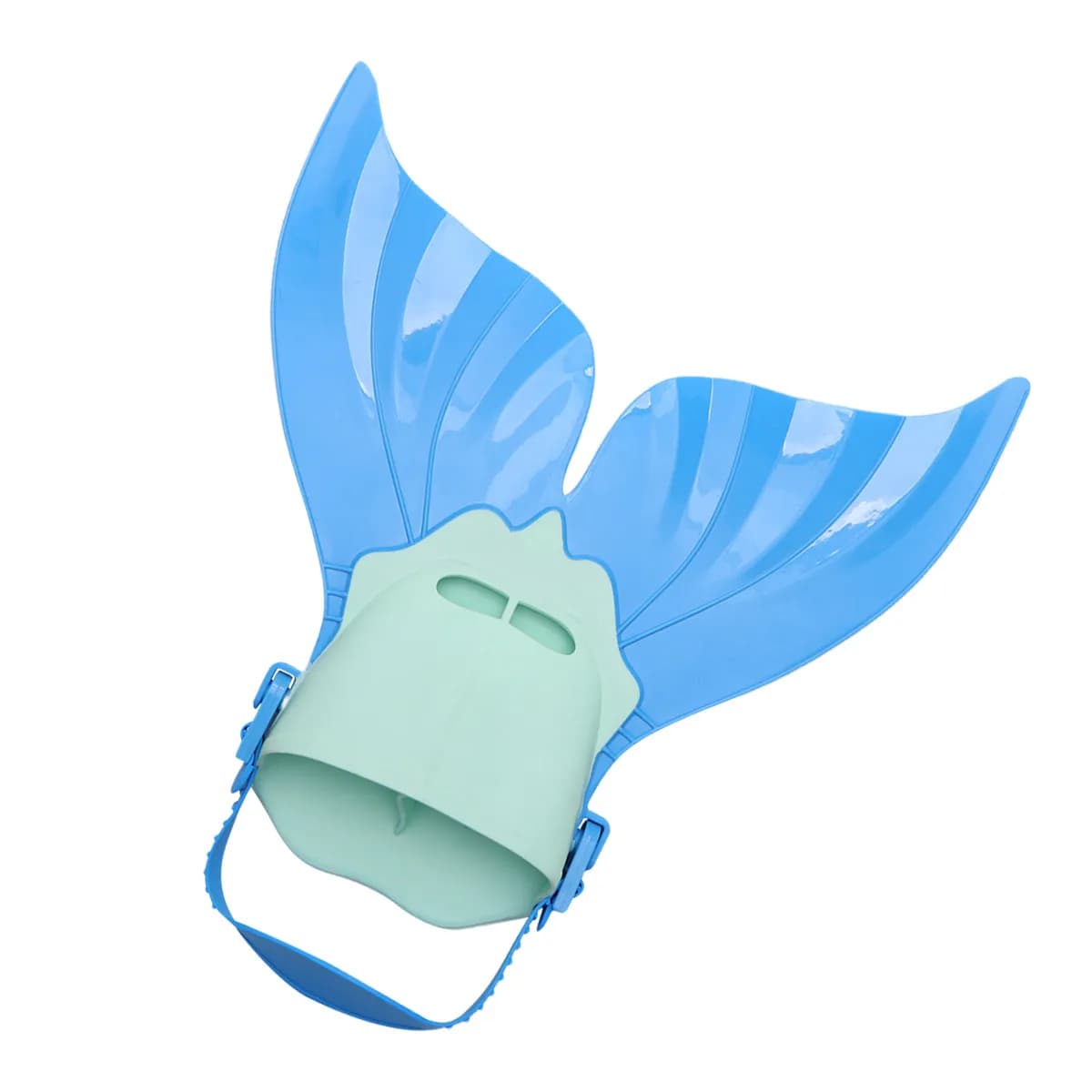 Pinne da Sirena per Snorkeling, Nuoto e Immersioni - Blu