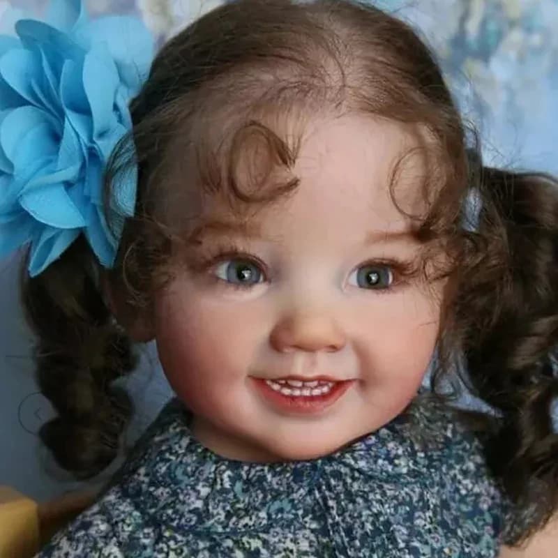 Kit bambola Reborn da 28 pollici Cammi Baby Toddler Smile Face Doll Parts Soft Touch colore fresco con corpo