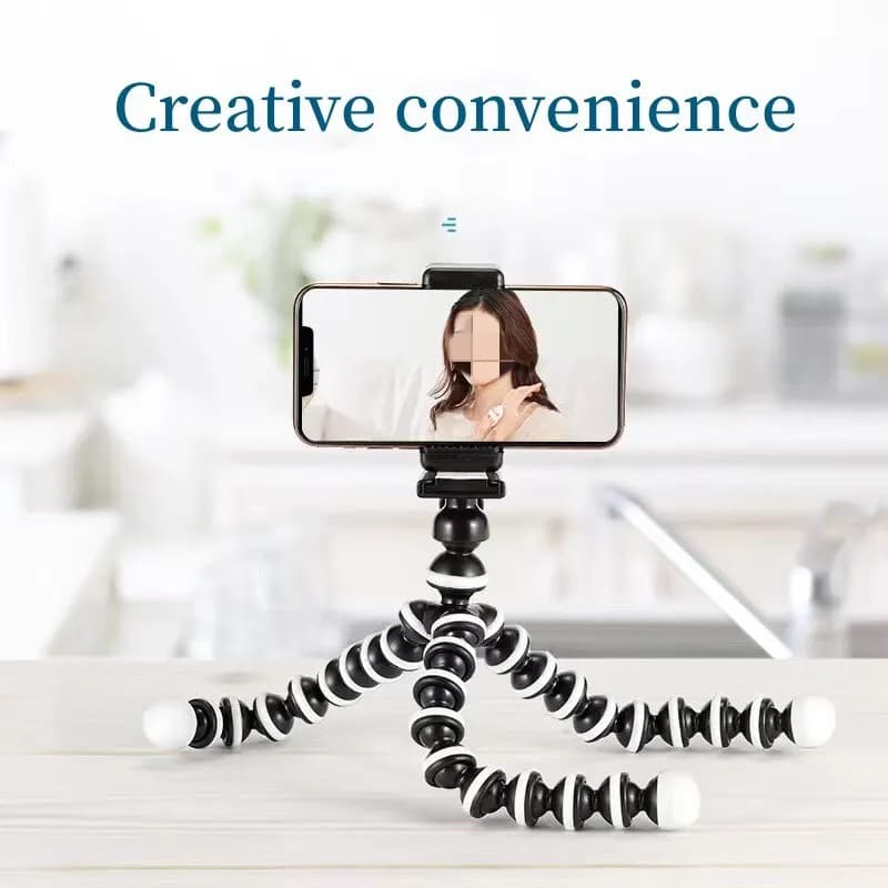 Mini supporto per treppiede Octopus supporto universale per fotocamera sportiva per Smartphone con Clip treppiede per telefono cellulare Gorillapod per iPhone Huawei