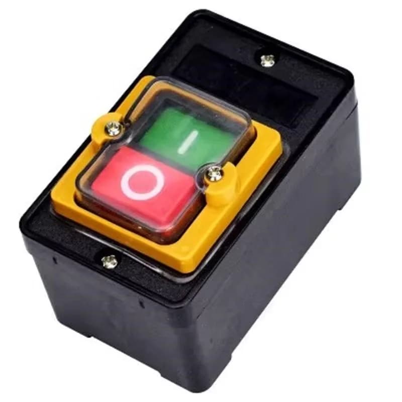 Waterproof Push Button Switch ON/OFF Mechanical Equipment Control Button for Durable Use