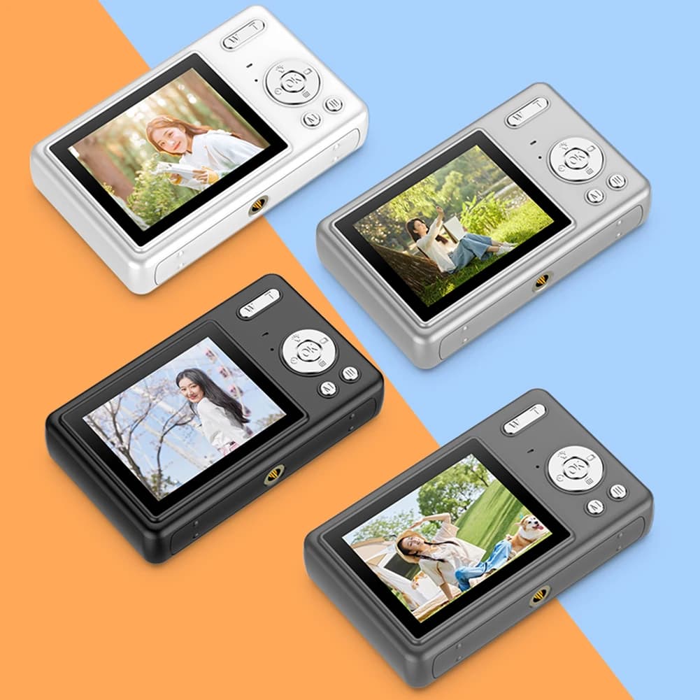 4K HD 1080P Digital Camera 96MP Autofocus Vlogging Camera 16X Zoom Video Camcorder 2.4 Inch IPS Screen for Photography and Video