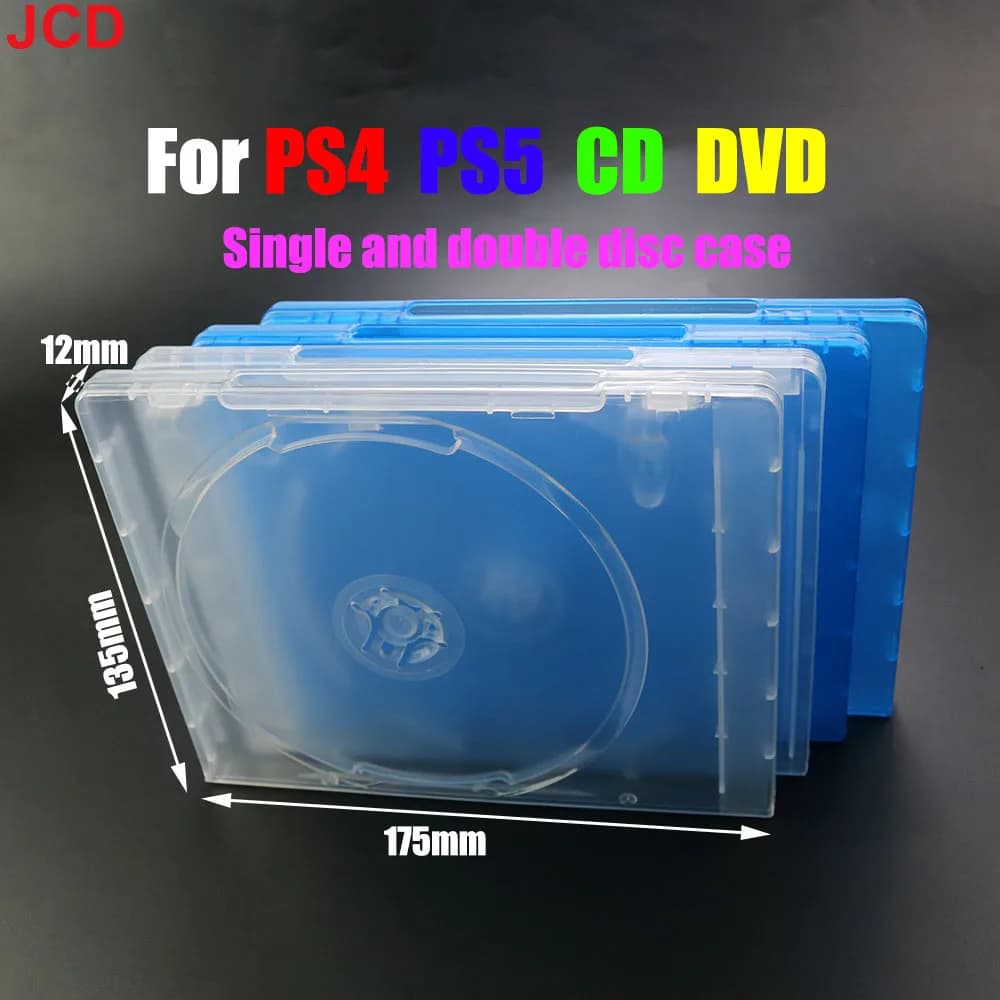 Supporto per staffa di archiviazione per dischi CD DVD doppio singolo per accessori di gioco PS4 PS5 per PS4 Slim Pro Games custodia per disco sostituisci