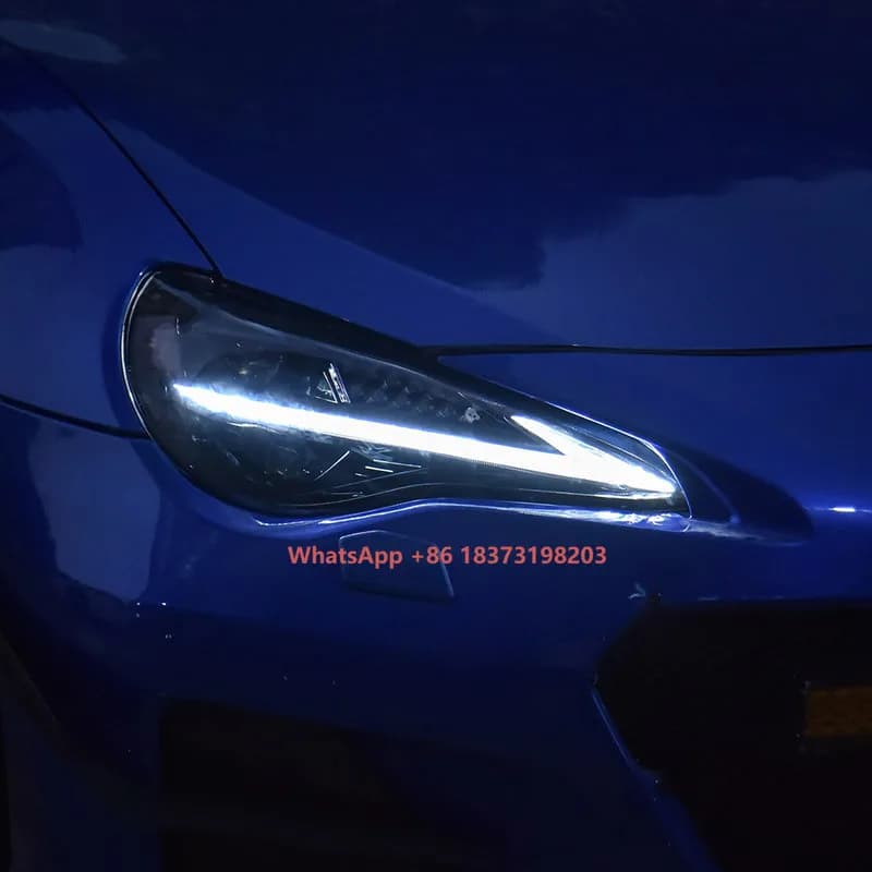 Luci auto per 86 2012-2020 Subaru BRZ LED Auto Gruppo faro Aggiornamento Bicofal Lente Lampada di segnalazione dinamica Accessori