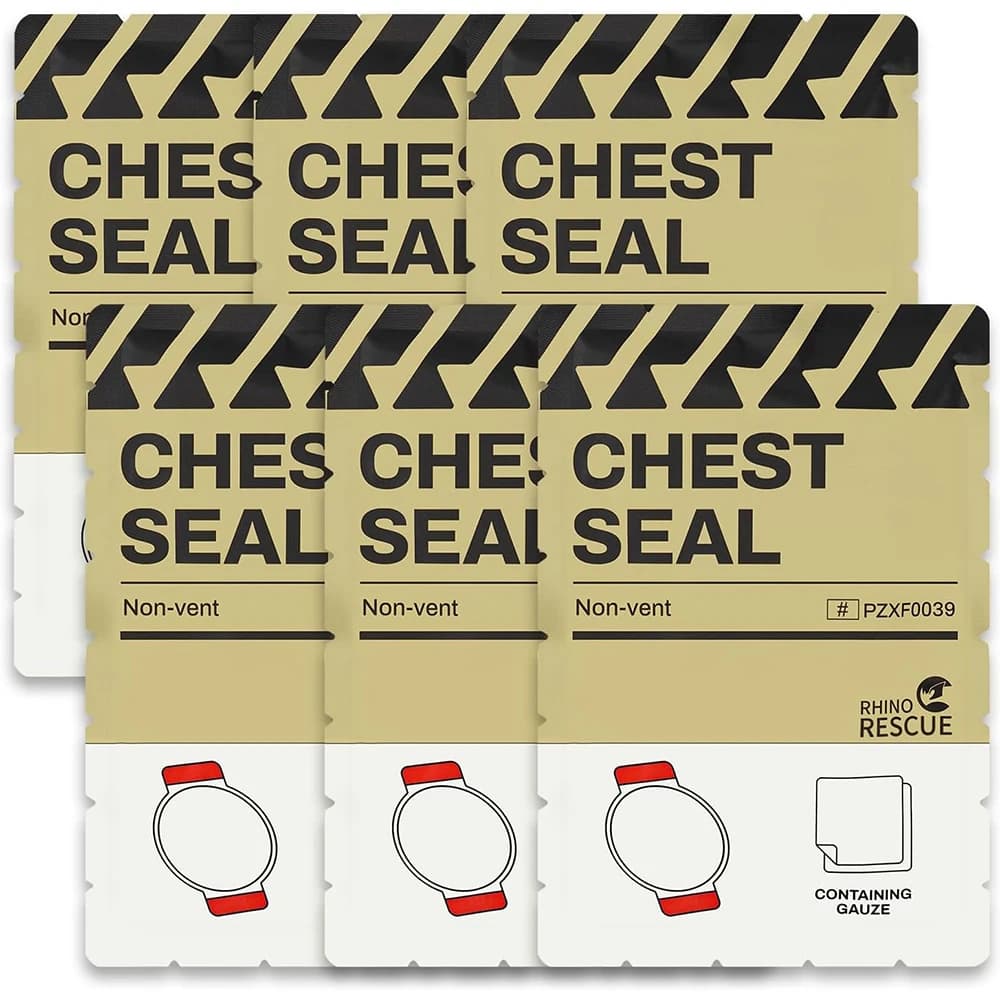 Rhino Rescue Chest Seal Medical prevenire le ferite da puntura medicazione pneumotorace emergenza pronto soccorso Trauma