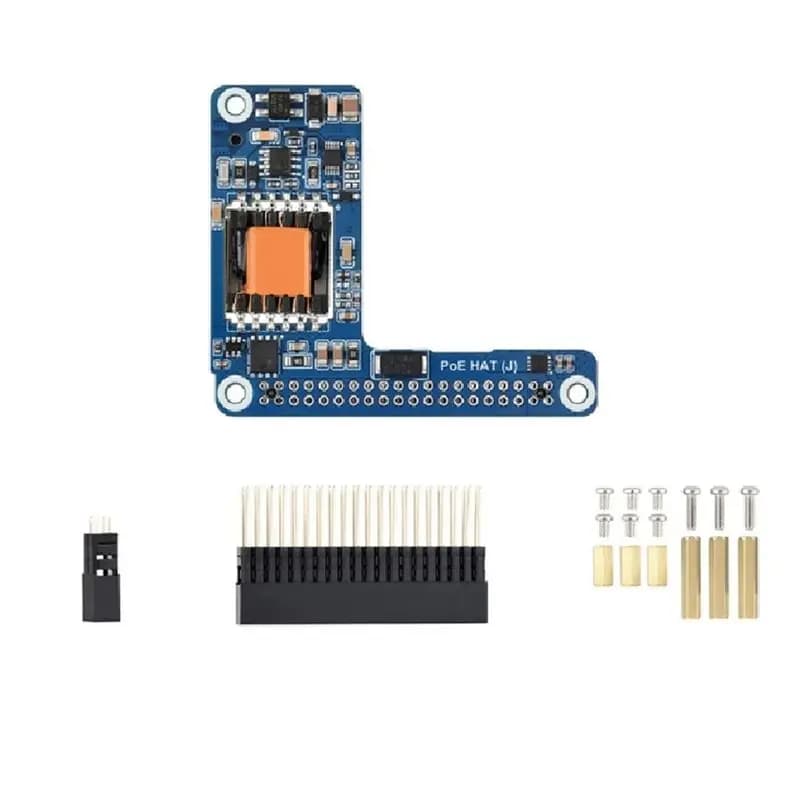 A53M-Poe/Poe+ HAT(J) For Raspberry Pi 5/Cm 5 In One Ethernet Cable Network And Power Supply