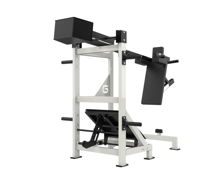 Stazione da palestra multifunzionale Set completo Panca in acciaio Pressa e allenamento per le gambe con allenatore di squat a pendolo per attrezzature da palestra 1