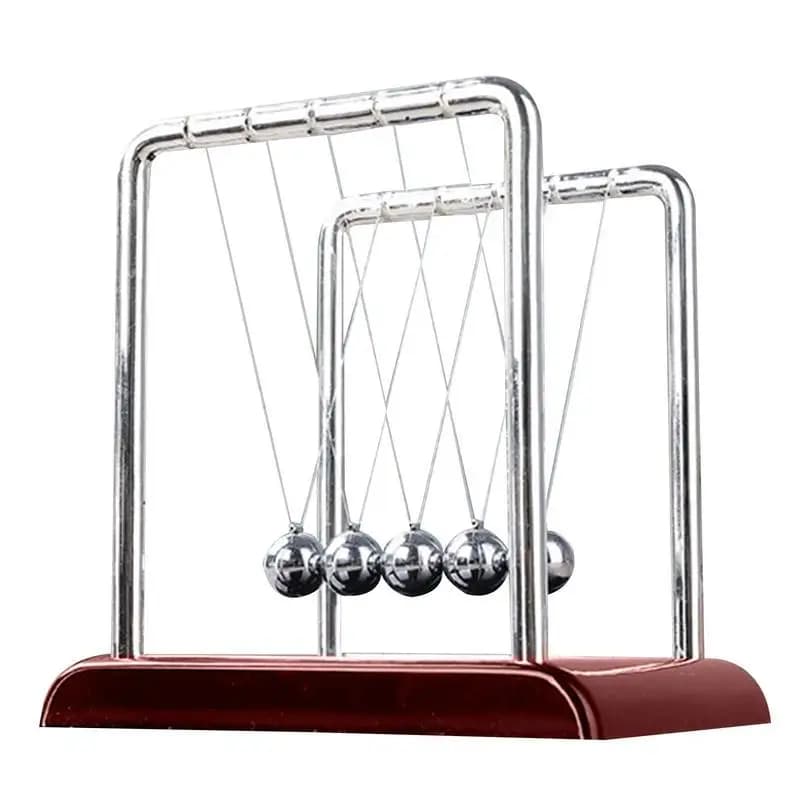 Newton Cradle Desk Table Decor Metal Pendulum Ball Steel Balance Ball Newton Ball Physics Science Pendulum