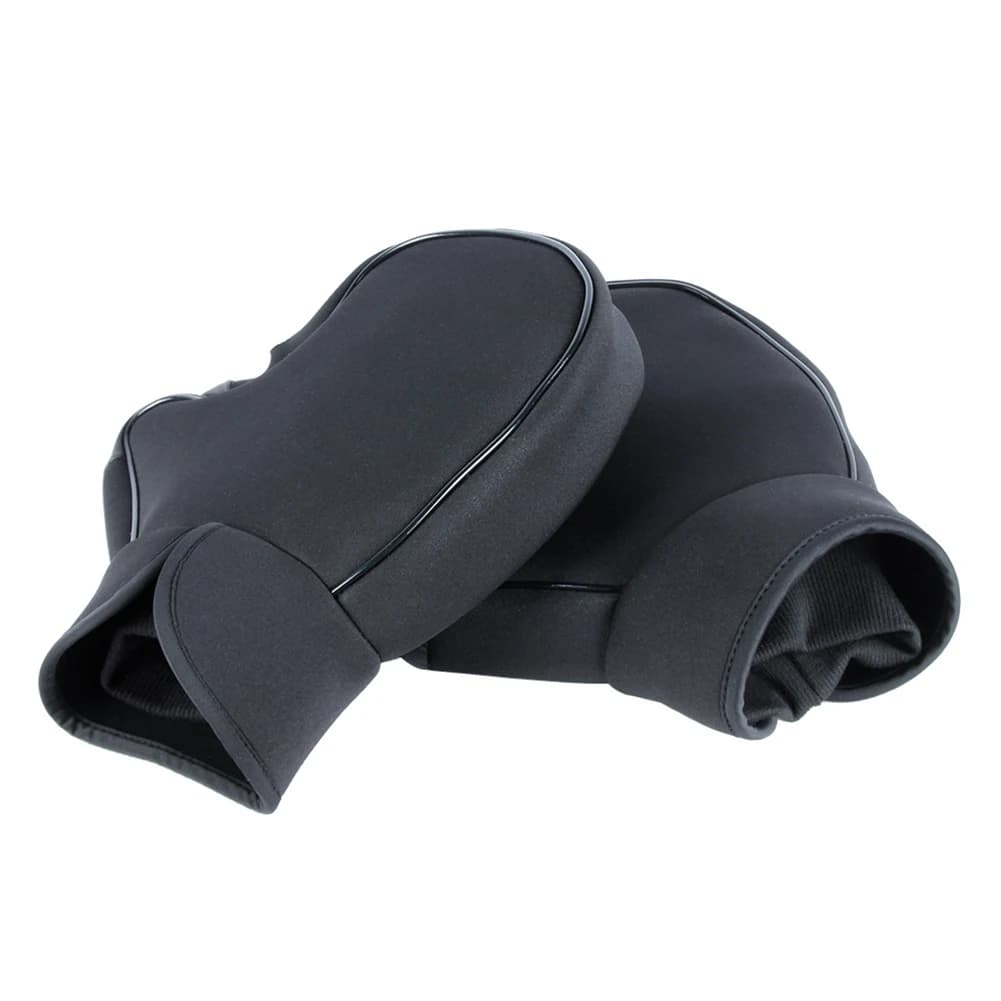 2pcs Cashmere Diving Fabric Motorcycle Handlebar Muffs Gloves Waterproof Mitts Snowmobile Handlebar Warm Motorbike Gloves