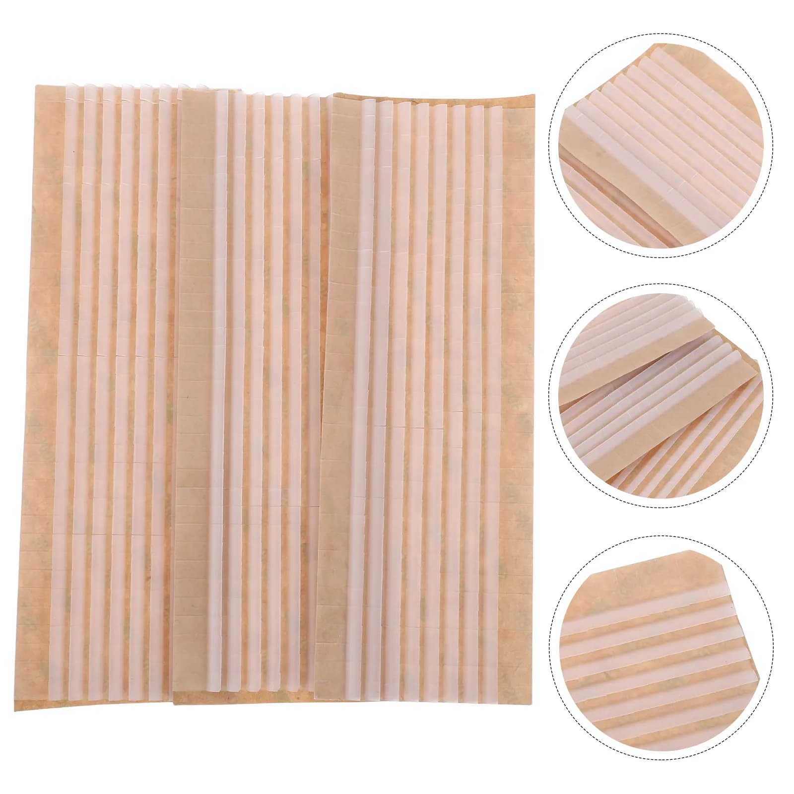 100Pcs Silicone Anti-Slip Strips for Hangers Adhesive Non-Skid Pads 2.75x0.24 Inch Closet Wardrobe Clothes Grip Tape Prevent