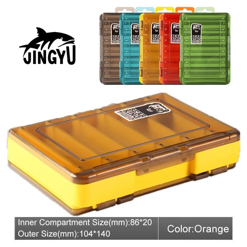 Practical box for baits, compartmentalized design for fishing baits and accessories | Organizer of lightweight and durable equipment for