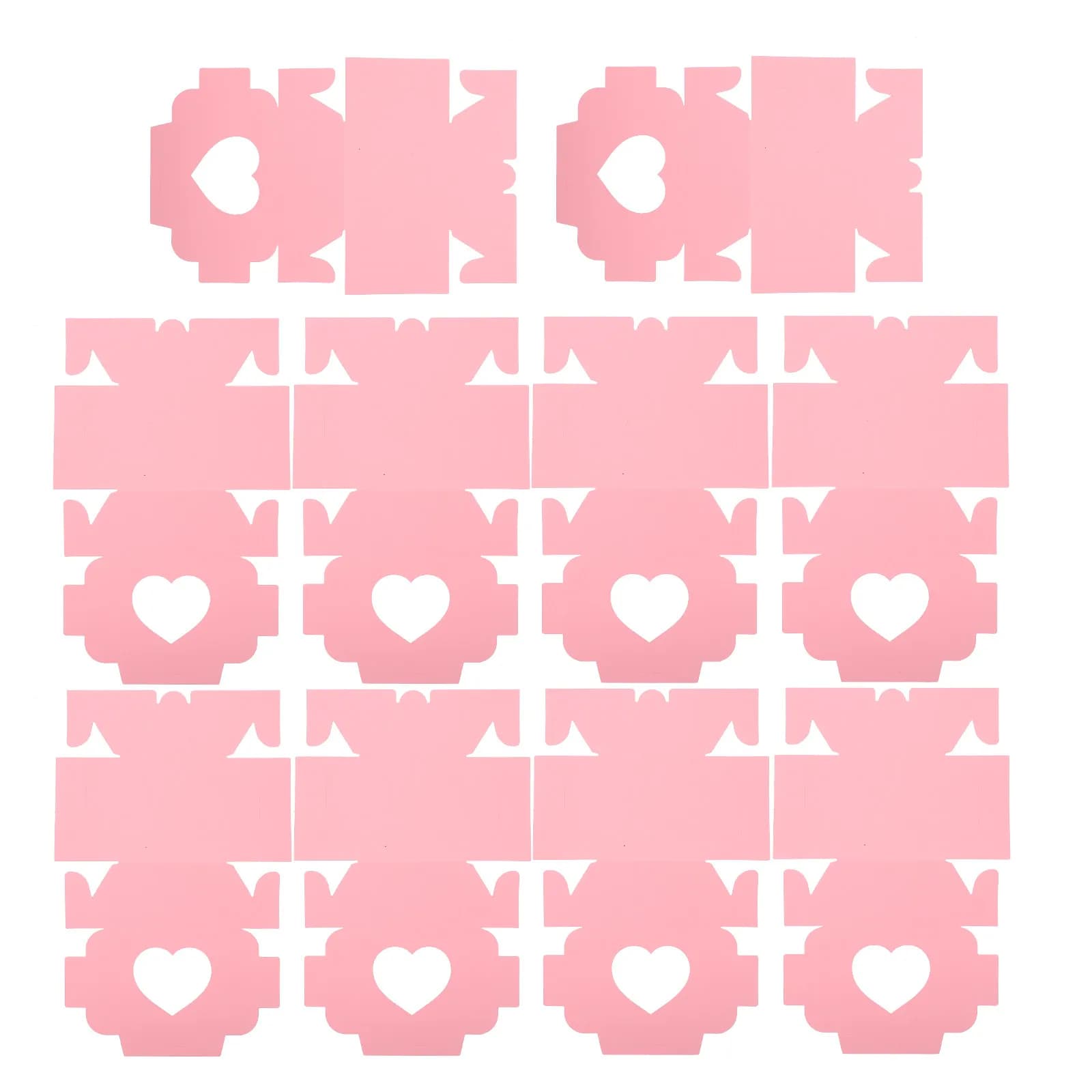 Scatola di Carta a Forma di Cuore con Finestra Trasparente per Caramelle, Cioccolatini, Biscotti - Ideale per Bomboniere, Compleanni e Matrimoni