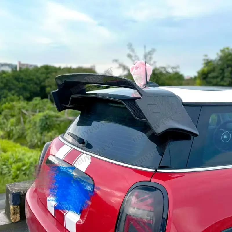 For BMW MINI Cooper F56 2 Doors 2014-2022 Rear Trunk Spoiler Wing Top Tail Lip Spoiler Diffuser Auto Parts