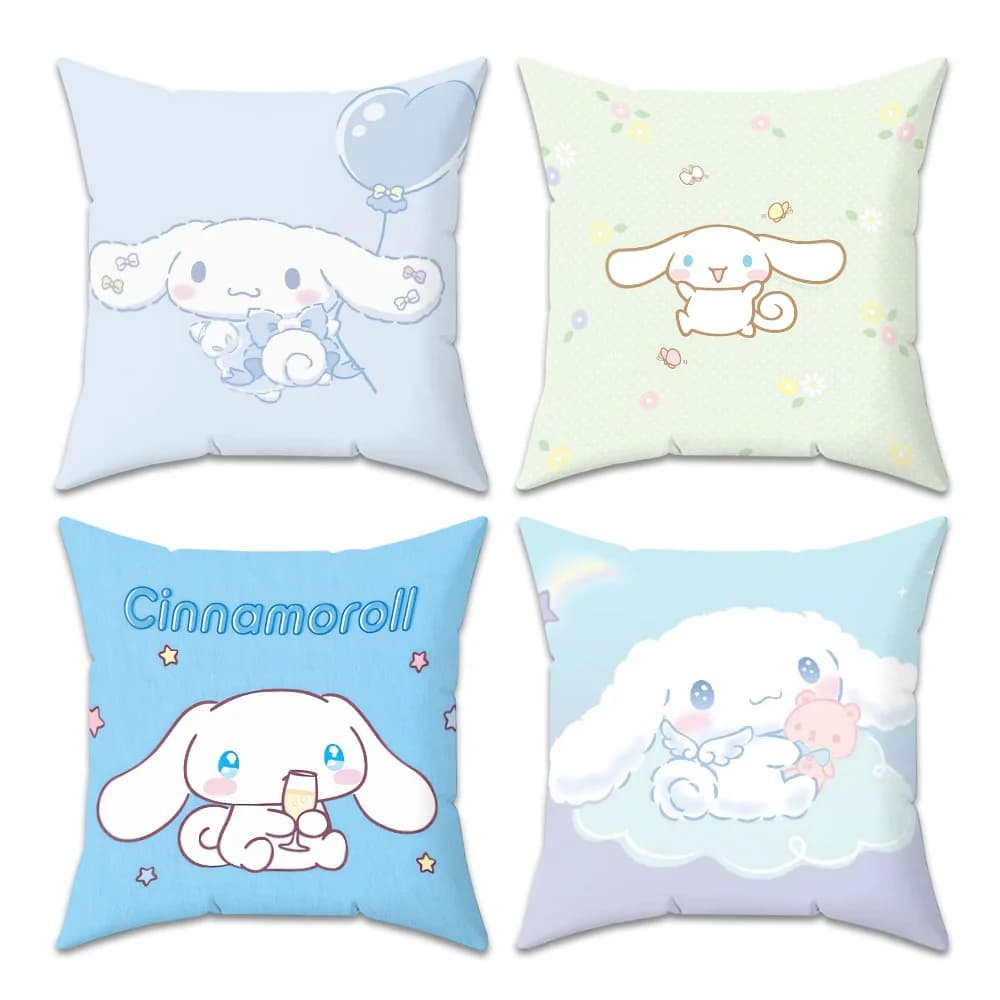 Cinnamoroll Fodera per cuscino decorativa 45x45 cm Sanrio Home Decor Cuscini per divano per camera da letto Cuscini per divano Fodere per cuscini 45x45