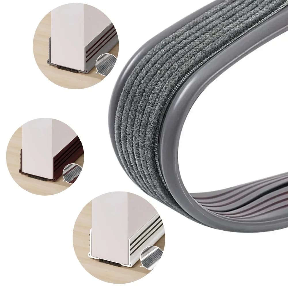 1PC 93cm/36.61in Weatherstrip Under Door Draft Stopper For Soundproofing Door Guard Strip Draught Excluder Insulation