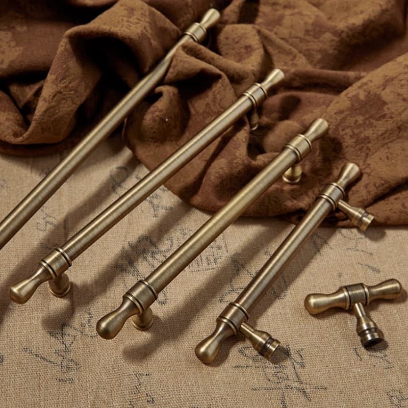 1 pz maniglie e pomelli per mobili in ottone bronzo antico maniglie per cassetti maniglie per armadi da cucina per mobili guardaroba camera da letto