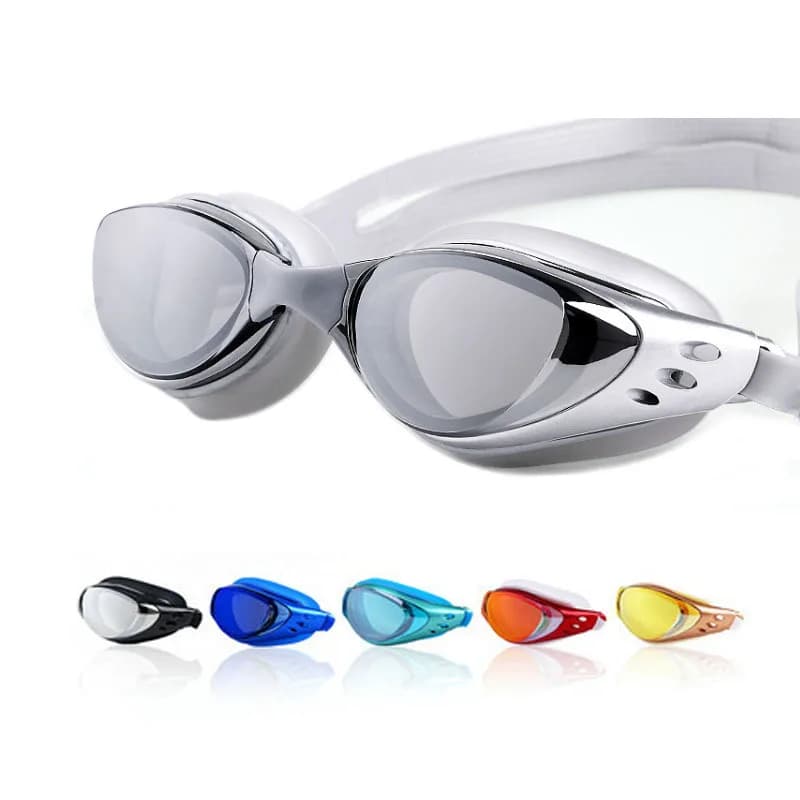 Galvanic Miopia -1~-10 Swimming Glasses Black Ankle Glasses Waterproof Sub Plate Glasses Man Woman Anti-Fog Arena