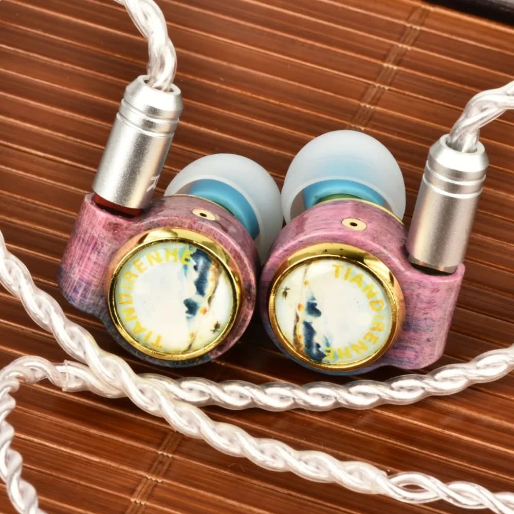 TD25 Driver ibrido Monitor in-ear 1DD + 1BA Auricolare HiFi 2Pin Cuffie cablate Musica DJ Cuffie Sport Gioco Auricolari