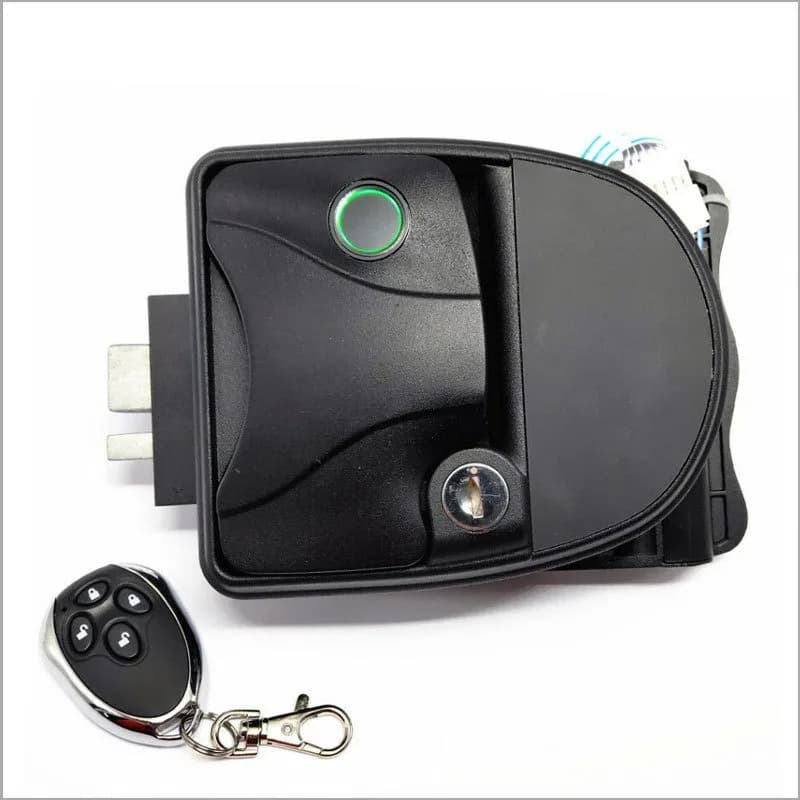 Serratura per yacht per camper per auto, serratura per porta d'ingresso per camper, serratura elettronica con telecomando intelligente con carta magnetica per impronte digitali