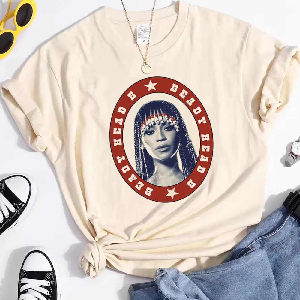 Cowboy Carter top tees girl Pop Culture korean clothes 2000s Classic top tees Trendy korean clothes hip hop Pastel Retro