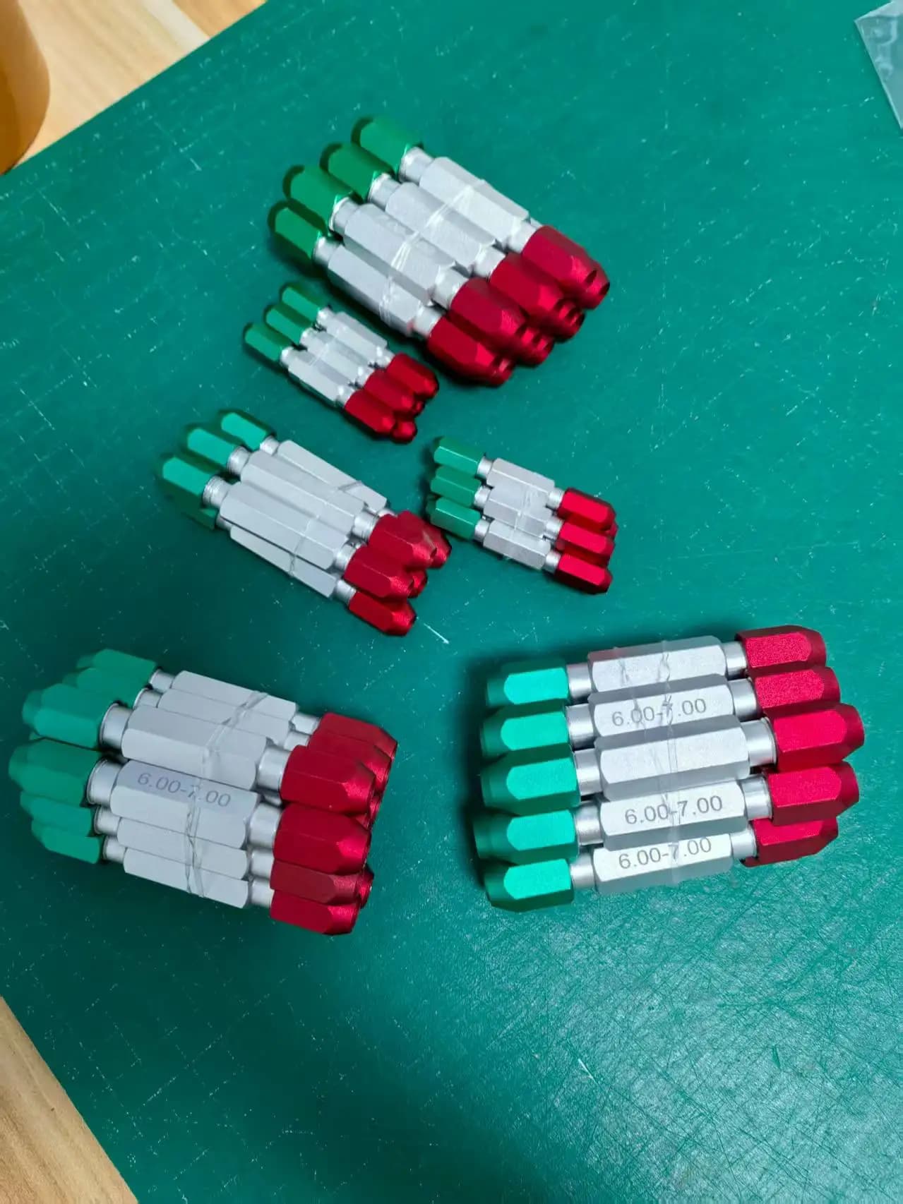 Pin guage handle set,0.1-10/0.1-13/0.1-16/0.1-20mm,Adjustable Double-Head Inspection Tool,measuring rod set,Needle gauge bar set
