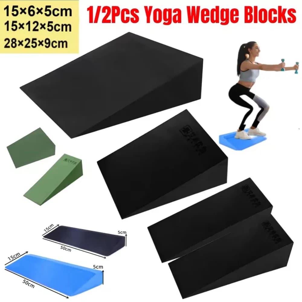 EVA foam bag for yoga, block for exercises, pilates, squat, fitness accessories, leveling cushion for car seat, viscoelastic cushion for car seat