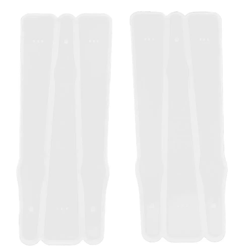 2 Pezzi Stampo in Silicone Portatile per Gioielli Fai da Te in Resina, Stampo per Resina a Forma di Ventaglio da 7,8 Pollici, Stampo per Ventaglio Pieghevole Bianco, Gioielli Fai da Te