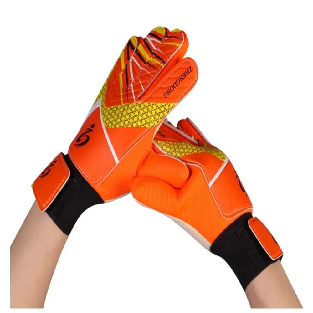 1 paio di guanti da portiere per bambini in lattice a doppia faccia, guanti da portiere antiscivolo, resistenti all'usura, guanti da portiere professionali