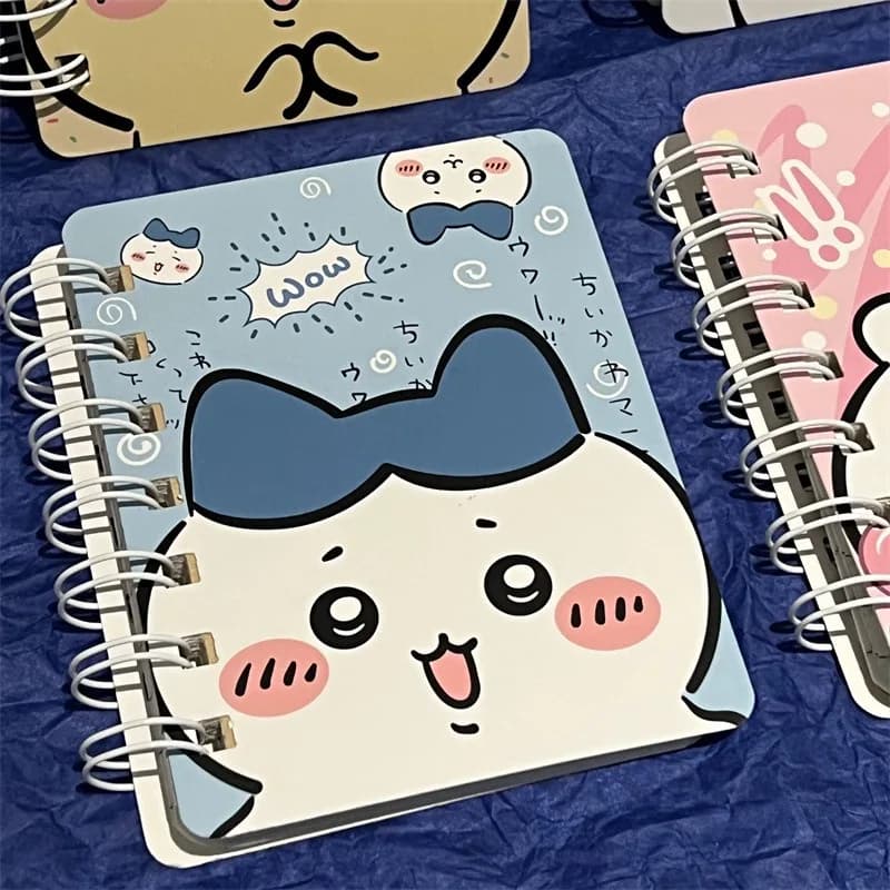 Quaderno a Spirale Chiikawa Kawaii con Adesivi, Diario Carino per Studenti, Agenda, Regalo di Cancelleria per Bambini e Ragazze