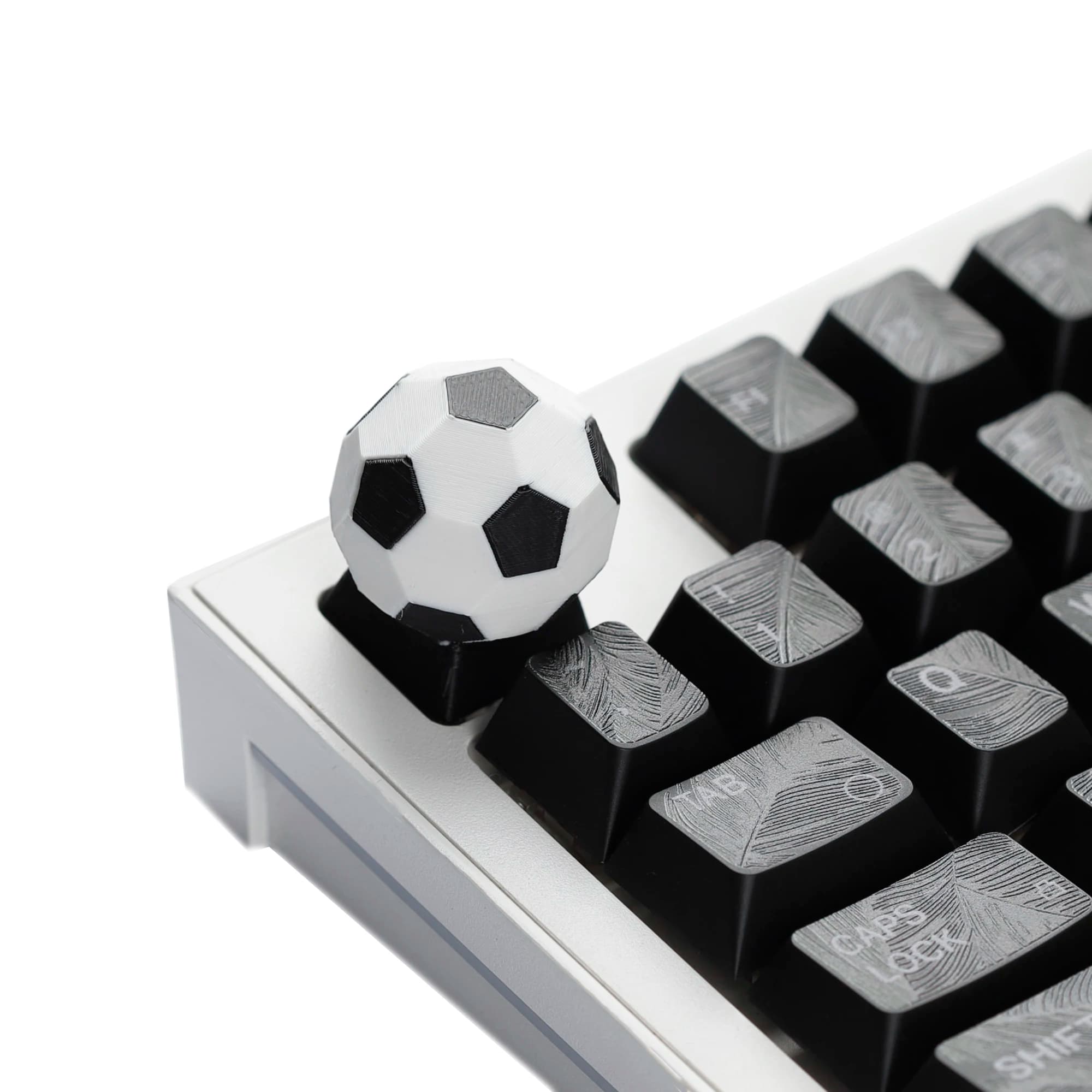 YMDK 1pcs Esc Key Football Themed Resin 3D Print Personalized Custom Cool Keycaps for MX Mechanical Keyboards