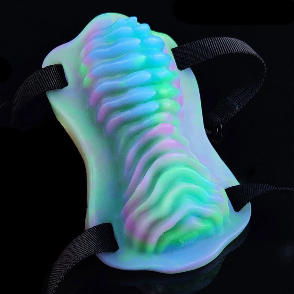 YOCY Strapon Sex Grinder Vibratori telecomandati Preliminari Gioco per adulti Giocattolo Fasciatura Masturbatore Smerigliatrice sessuale in silicone liquido